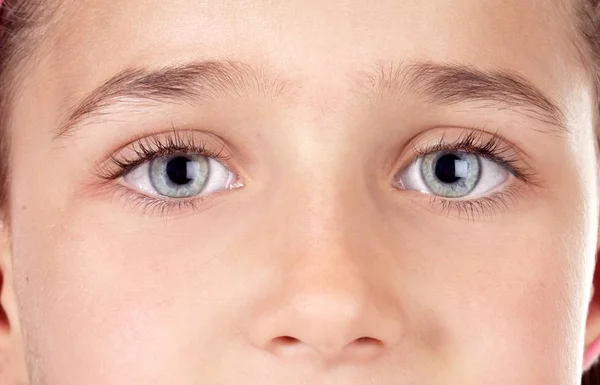 Yeux Bleus Mignon Petit Garçon — Photo