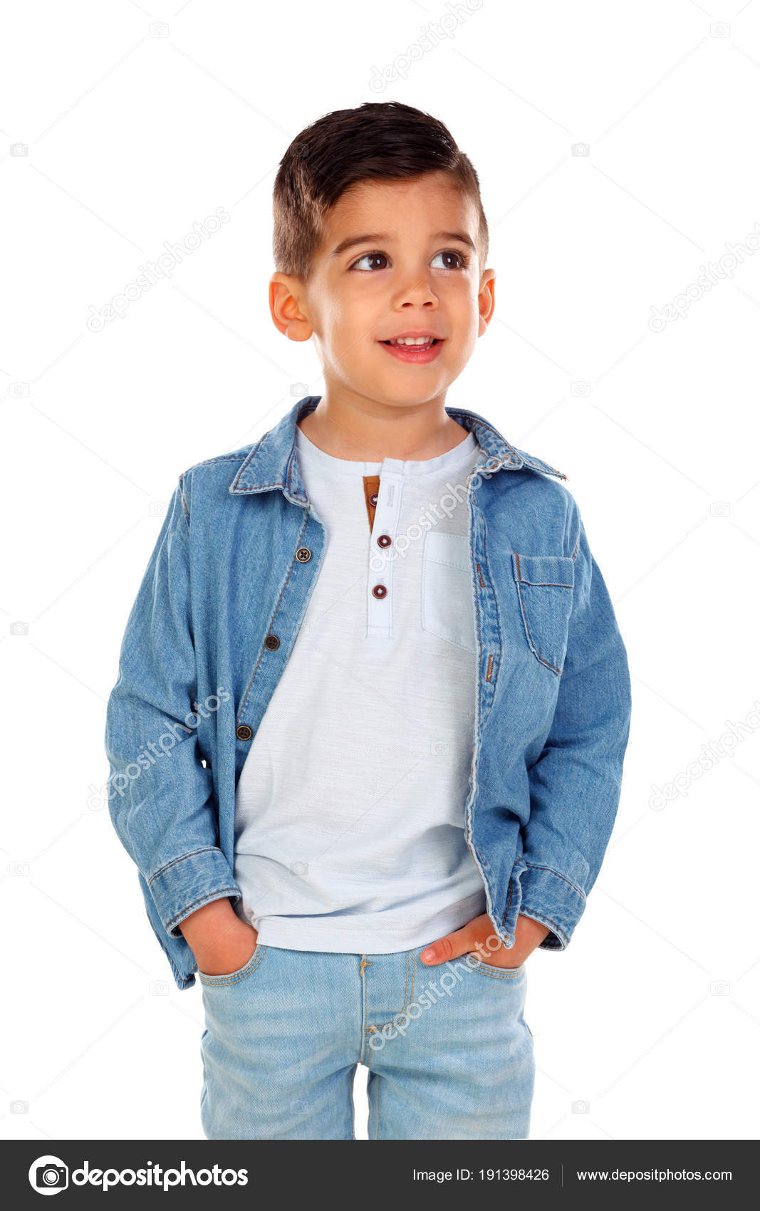Camisa jean niño hotsell