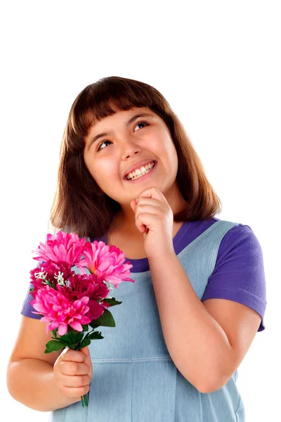 Cute brunette girl — Stock Photo, Image