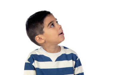 Dalgın çocuk ararken