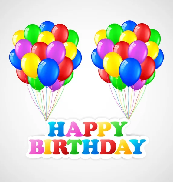 Vectorillustratie Van Happy Birthday Achtergrond — Stockvector