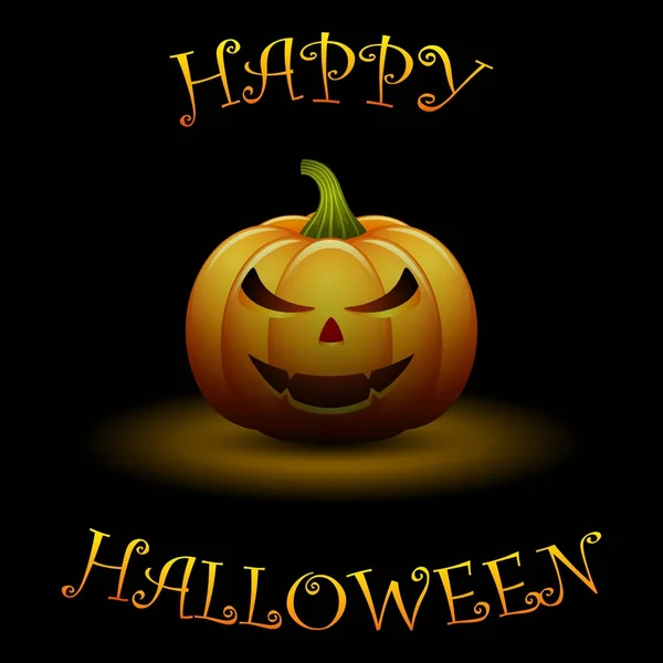 Halloween background with pumpkins — Stock Vector