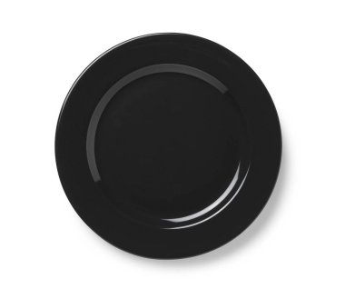 Beyaz arka plana siyah bir plaka yerleştirildi