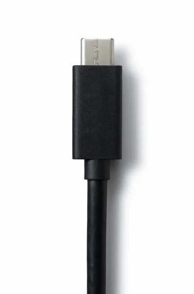 Usb Type Colocado Sobre Fundo Branco — Fotografia de Stock