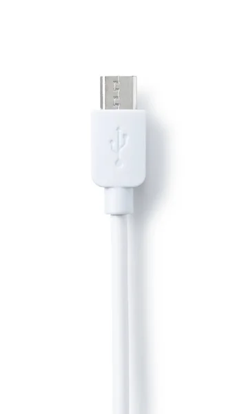 Micro Usb Placed White Background — Stock Photo, Image