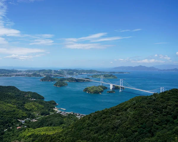 Bridge in Japan. Shimanami Sea Route