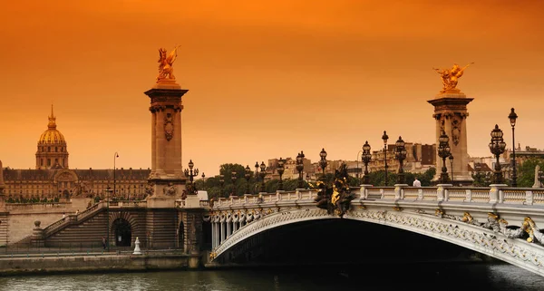 Alexandre 3 most w Paryżu — Zdjęcie stockowe