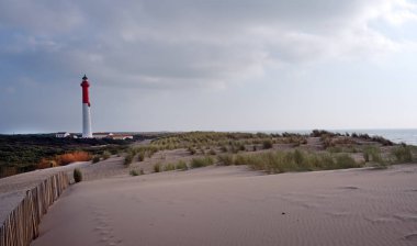 Charente deniz kıyılarında de laccoubre feneri