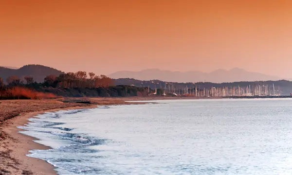 Costa verde sahil Corsica'deki / daki