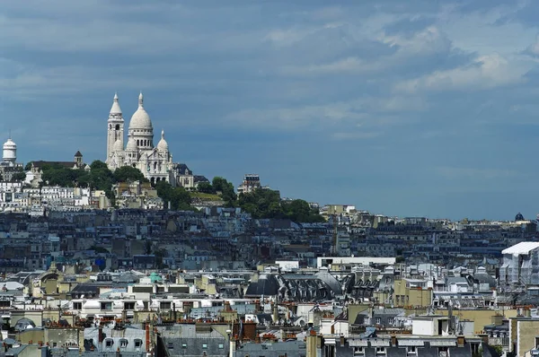 Butte Montmartre Sacré Coeur Bazilikası Paris — Stok fotoğraf