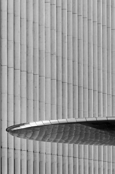 Paris la defense, siyah-beyaz grafik mimarisi 