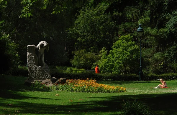 Parque Montsouris Ciudad París — Foto de Stock