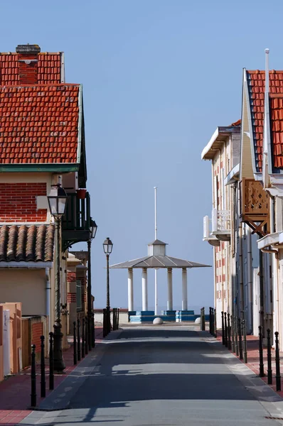 Soulac Sur Mer Architektura Wybrzeżu Akwitanii — Zdjęcie stockowe