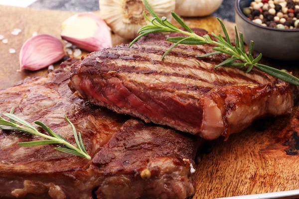 Churrasco Costela Olho Bife, seco envelhecido Wagyu Entrecote Bife — Fotografia de Stock