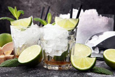 Limon meyve kireç Caipirinha Brezilya