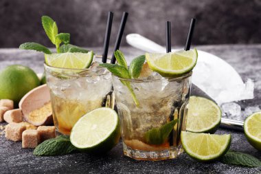 Limon meyve kireç Caipirinha Brezilya