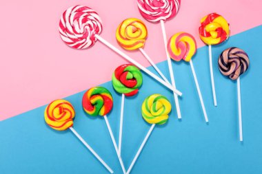 jöle ve şeker ile şekerler. renkli farklı childs dizi