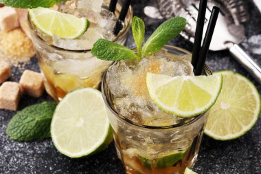 Limon meyve kireç Caipirinha Brezilya