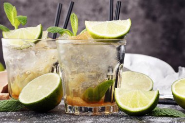 Limon meyve kireç Caipirinha Brezilya