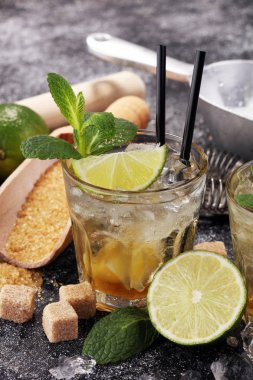 Limon meyve kireç Caipirinha Brezilya