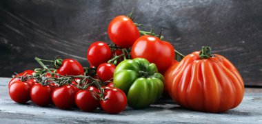 Antika arka plan domates türleri