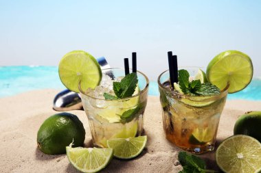 Limon meyve kireç Caipirinha Brezilya