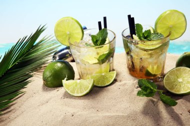 Limon meyve kireç Caipirinha Brezilya
