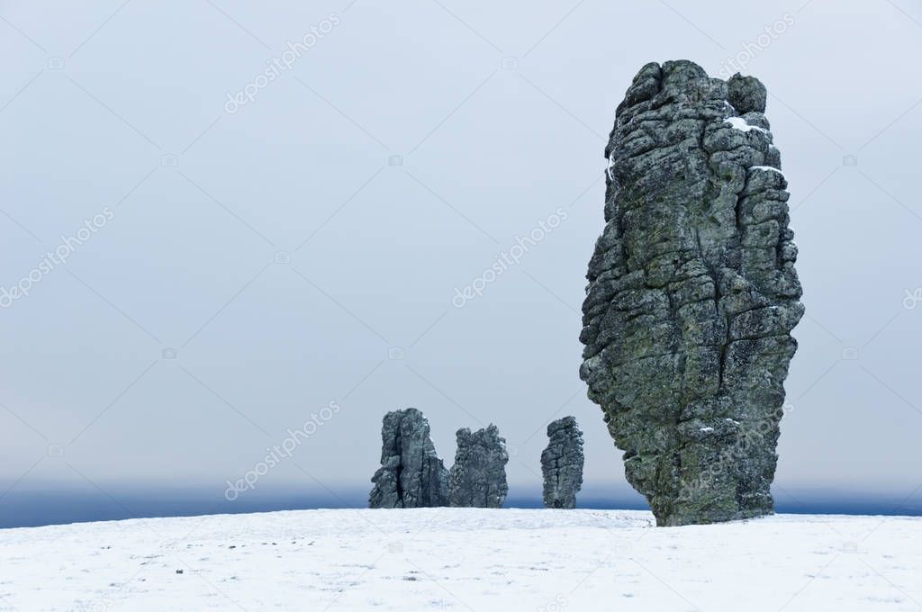 Manpupuner rock formations