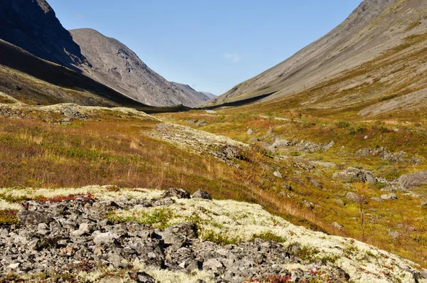 Valle Vudyavriok Las Montañas Khibiny Situado Detrás Del Círculo Polar — Foto de Stock