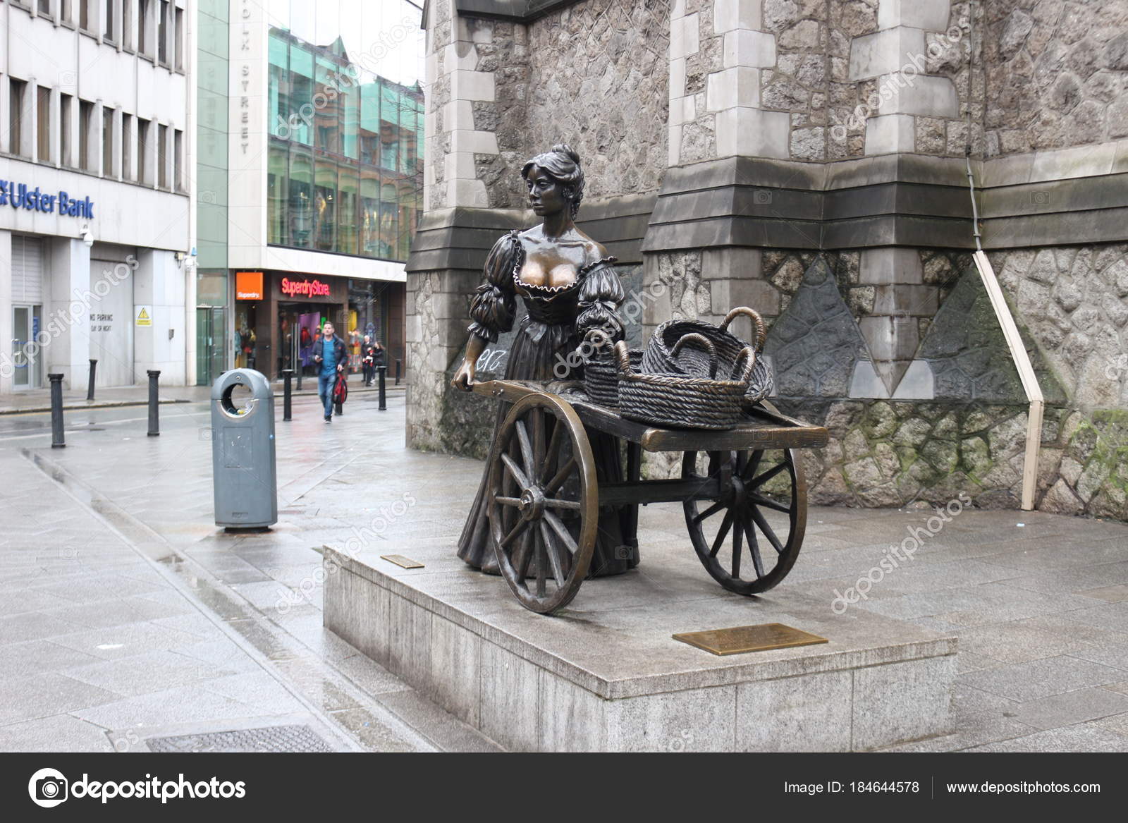 DUBLIN IRELAND, FEBRUARY 18 2018 EDITORIAL PHOTO OF Molly Malone