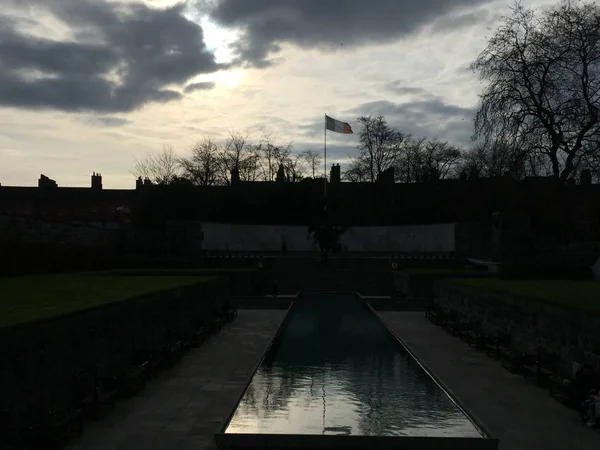 Jardim da Lembrança em Dublin Irlanda — Fotografia de Stock