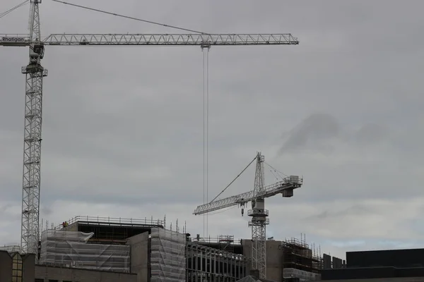 Construcción en la universidad Trinity en dublin — Foto de Stock