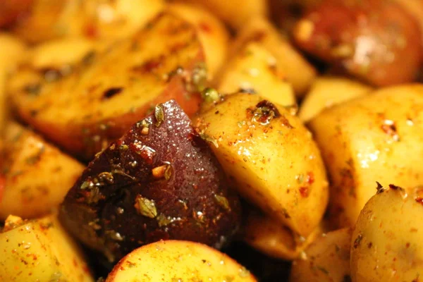 Roasted New Season Potatoes. — Stock Photo, Image