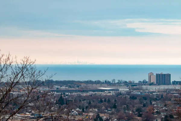 Hamilton Ontario Una Giornata Nebbiosa — Foto Stock