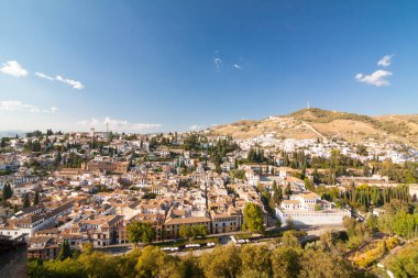Granada ciity Alhambra gelen üzerinde göster