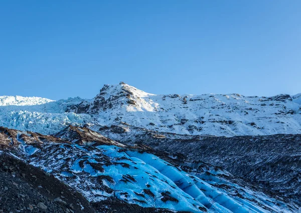 Skaftafell buzul kış manzara