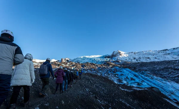 Skaftafell buzul kış manzara