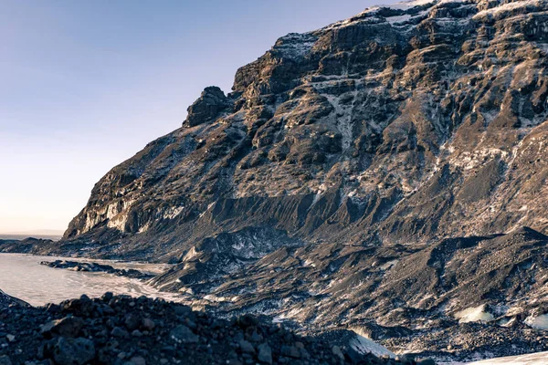 Skaftafell 冰川风景冬天 — 图库照片