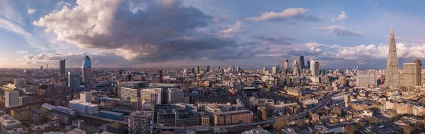 Londra hava günbatımı cityscape panorama