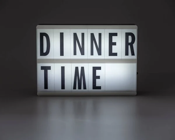 'Yemek vakti' retro lightbox