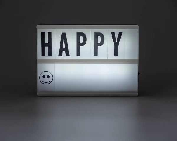 'Happy Smile' retro lightbox