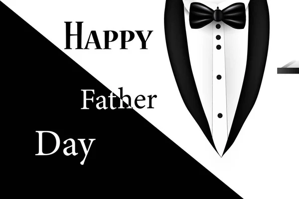 Grußkarte "Happy Vatertag". am Tag des heiligen Vaters. — Stockvektor