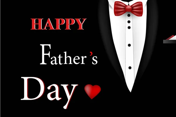 Grußkarte "Happy Vatertag". am Tag des heiligen Vaters. — Stockvektor