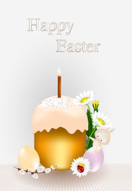 İsa dirildi. Vektör paskalya arkaplanı. 