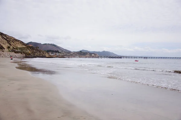 Incredibile vista sull'oceano nella soleggiata California — Foto Stock