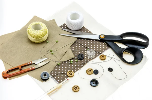 Sewing Supplies for Crafts — Stock Photo, Image
