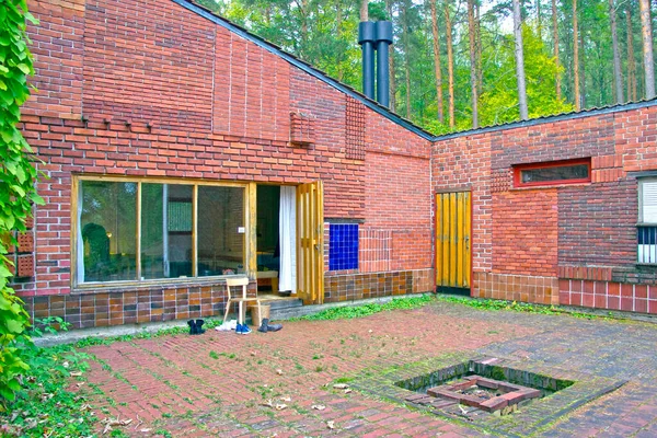 Arcydzieło Architektury Letni Dom Alvara Aalto Słynie Fasady Gromadzącej Nurków — Zdjęcie stockowe