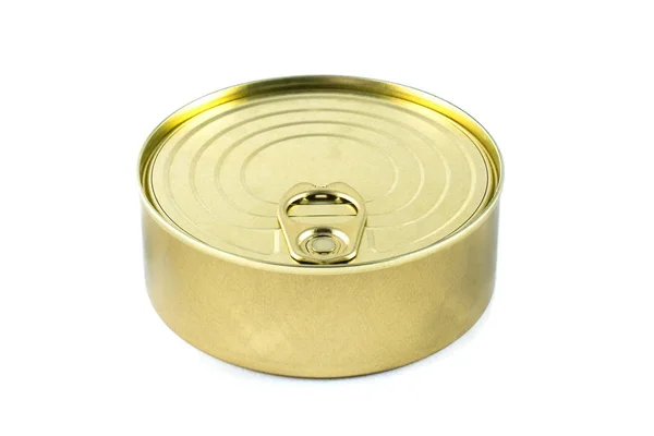 Steel and gold beautiful cans — Stock Photo, Image
