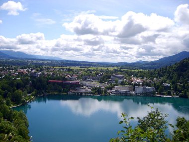 panoramik lake bled, Slovenya