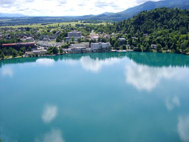 panoramik lake bled, Slovenya